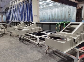 振动机械设备钢结构部件